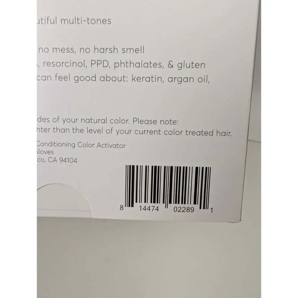 Madison Reed Permanent Hair Color 6NGV Tuscany Medium Golden Brown New in Box